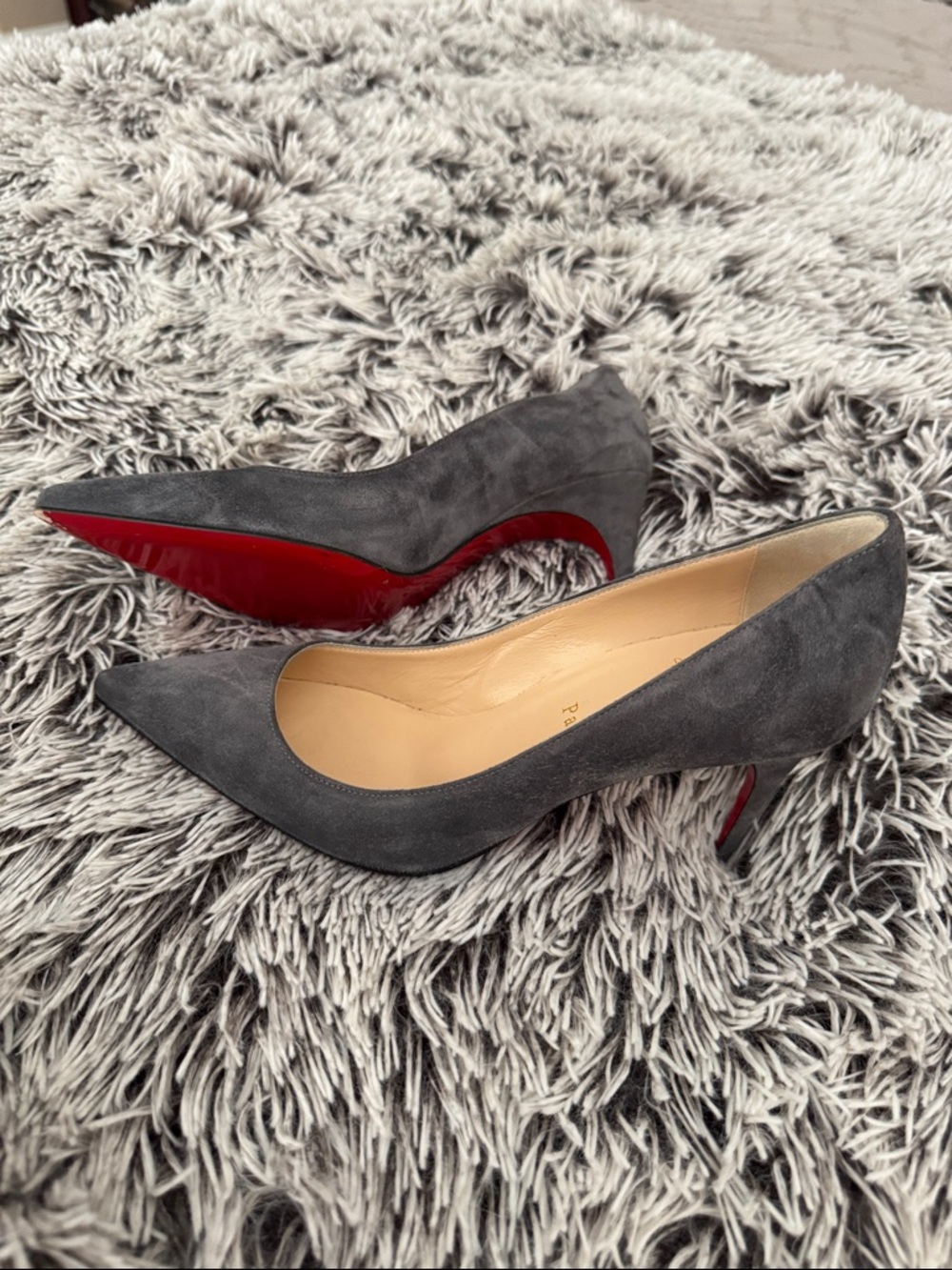 Christian Louboutin Grey Alminette pumps